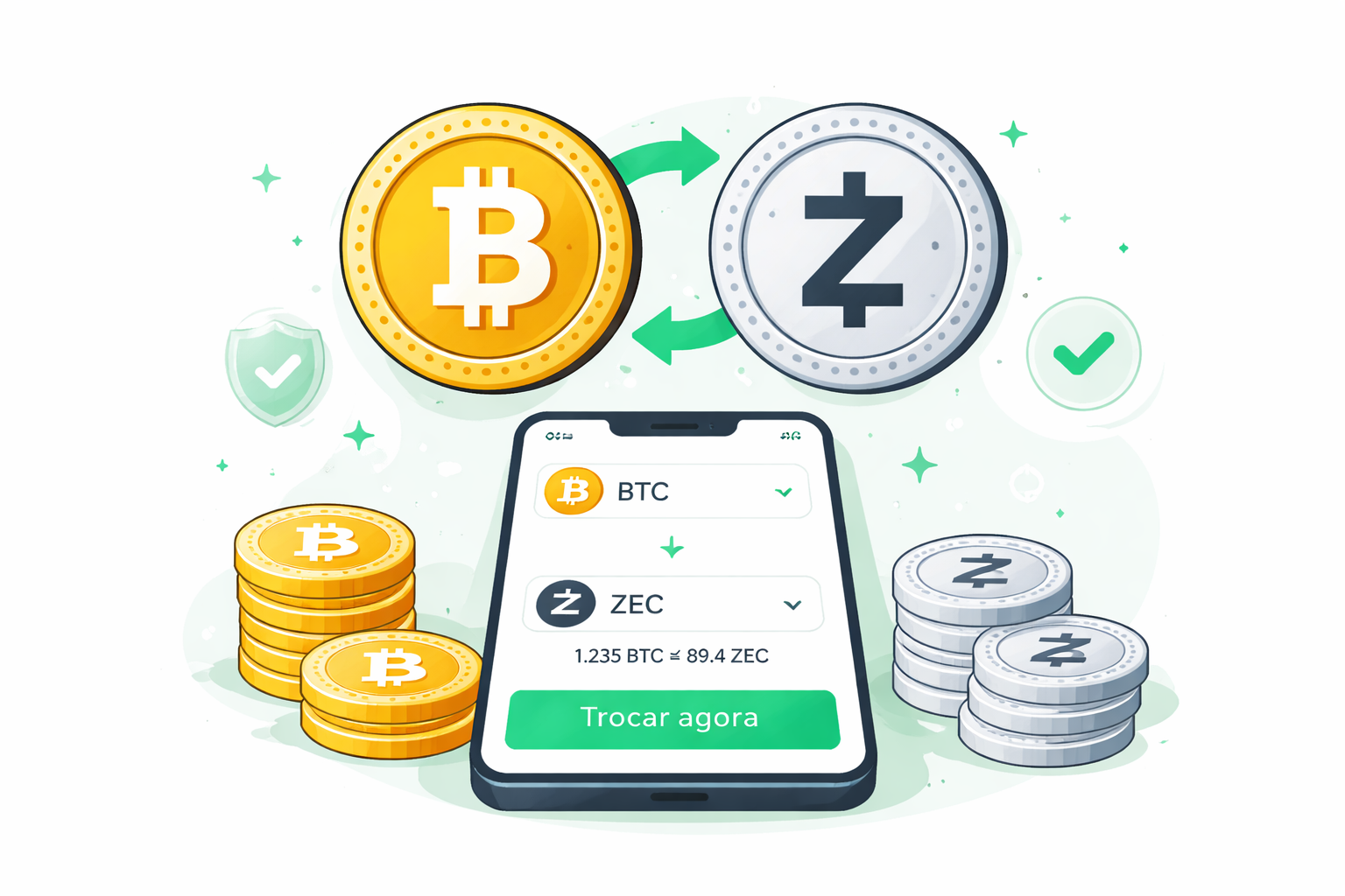 BTC ZEC